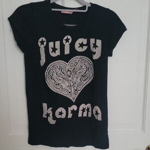 Juicy Couture Black Short Sleeve Tee